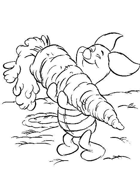 Plansa de colorat cu Winnie de Pooh 23 17